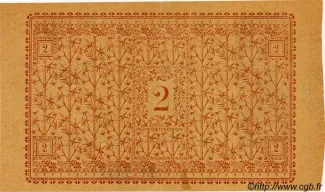 Somme, Department of 2 Francs, 1914 reverse