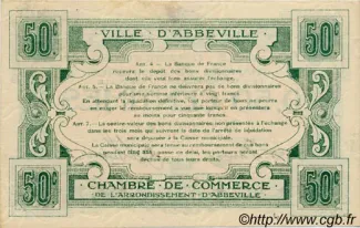 Somme, Department of 50 Centimes, 1920 reverse