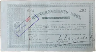 South Africa (pre-Union) 10 Pond, 1900 obverse