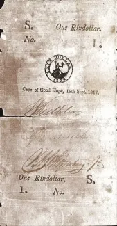 South Africa (pre-Union) 1 Rixdollar, 1808-1817 obverse