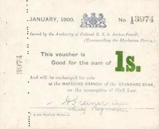 South Africa (pre-Union) 1 Shilling, 1900 obverse