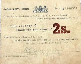 South Africa (pre-Union) 2 Shillings, 1900 obverse
