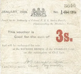 South Africa (pre-Union) 3 Shillings, 1900 obverse