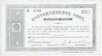 South Africa (pre-Union) 50 Pond, 1900 obverse