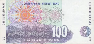 South Africa 100 Rand, 1994-1999 reverse