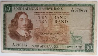 South Africa 10 Rand, 1975 image