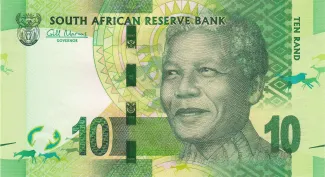 South Africa 10 Rand, 2012 obverse