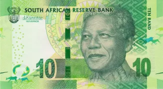 South Africa 10 Rand, 2013-2016 obverse