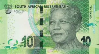 South Africa 10 Rand, 2018 obverse