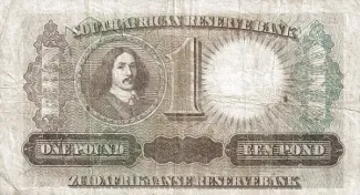 South Africa 1 Pound, 1925-1928 reverse