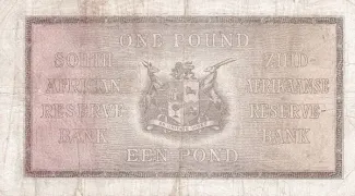 South Africa 1 Pound, 1928 reverse
