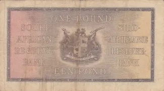 South Africa 1 Pound, 1928-1947 reverse