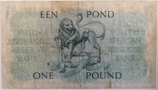 South Africa 1 Pound, 1948-1959 reverse