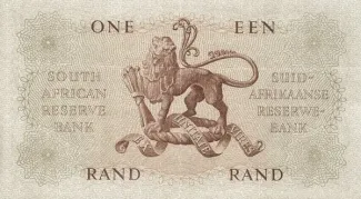 South Africa 1 Rand, 1961-1965 reverse