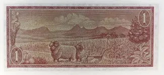South Africa 1 Rand, 1973-1975 reverse