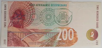 South Africa 200 Rand, 1994-2000 reverse