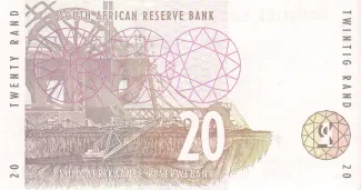 South Africa 20 Rand, 1993-1999 reverse