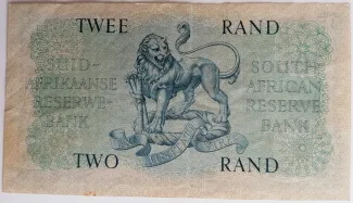 South Africa 2 Rand, 1961-1962 reverse