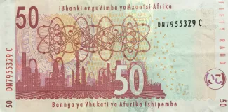 South Africa 50 Rand, 2005-2010 reverse