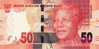 South Africa 50 Rand, 2013-2016 obverse