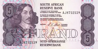 South Africa 5 Rand, 1990 image