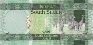 South Sudan 1 Pound, 2011 reverse