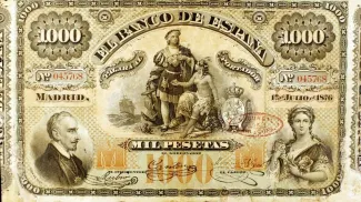 Spain 1.000 Pesetas, 1876 obverse
