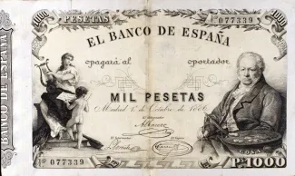 Spain 1.000 Pesetas, 1886 obverse