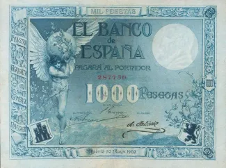 Spain 1.000 Pesetas, 1907 obverse