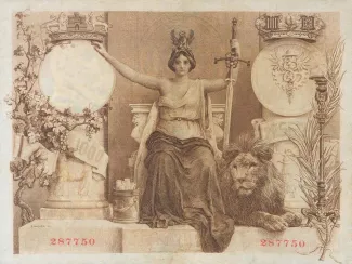 Spain 1.000 Pesetas, 1907 reverse