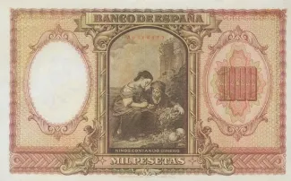 Spain 1.000 Pesetas, 1940 reverse