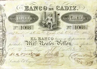 Spain 1.000 Reales de Vellón, obverse