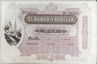 Spain 1.000 Reales de Vellón, obverse