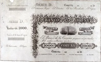 Spain 1.000 Reales de Vellón, 1857 obverse