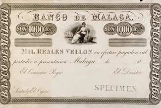 Spain 1.000 Reales de Vellón, 1860 obverse