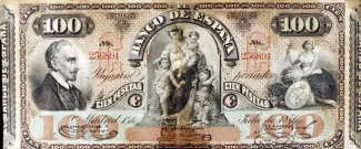 Spain 100 Pesetas, 1876 obverse