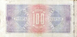 Spain 100 Pesetas, 1878 reverse