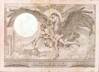 Spain 100 Pesetas, 1903-1905 reverse