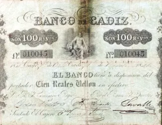 Spain 100 Reales de Vellón, obverse