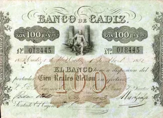 Spain 100 Reales de Vellón, obverse
