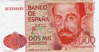 Spain 2.000 Pesetas, 1980 obverse