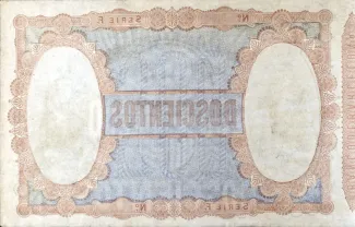 Spain 200 Pesos Fuertes, 1868 reverse