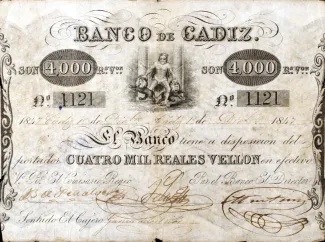 Spain 4.000 Reales de Vellón, obverse