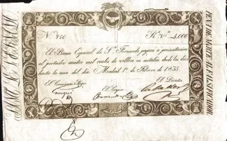 Spain 4.000 Reales de Vellón, 1835 obverse