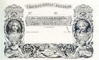 Spain 400 Escudos, 1870 obverse