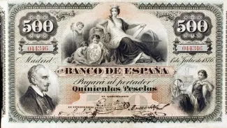 Spain 500 Pesetas, 1876 obverse