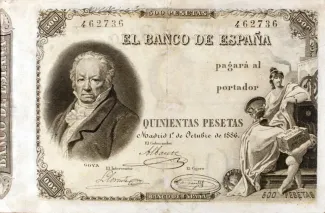 Spain 500 Pesetas, 1886 obverse