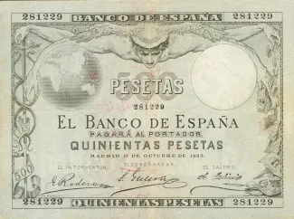 Spain 500 Pesetas, 1903 obverse
