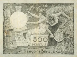 Spain 500 Pesetas, 1903 reverse