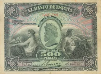 Spain 500 Pesetas, 1907 obverse